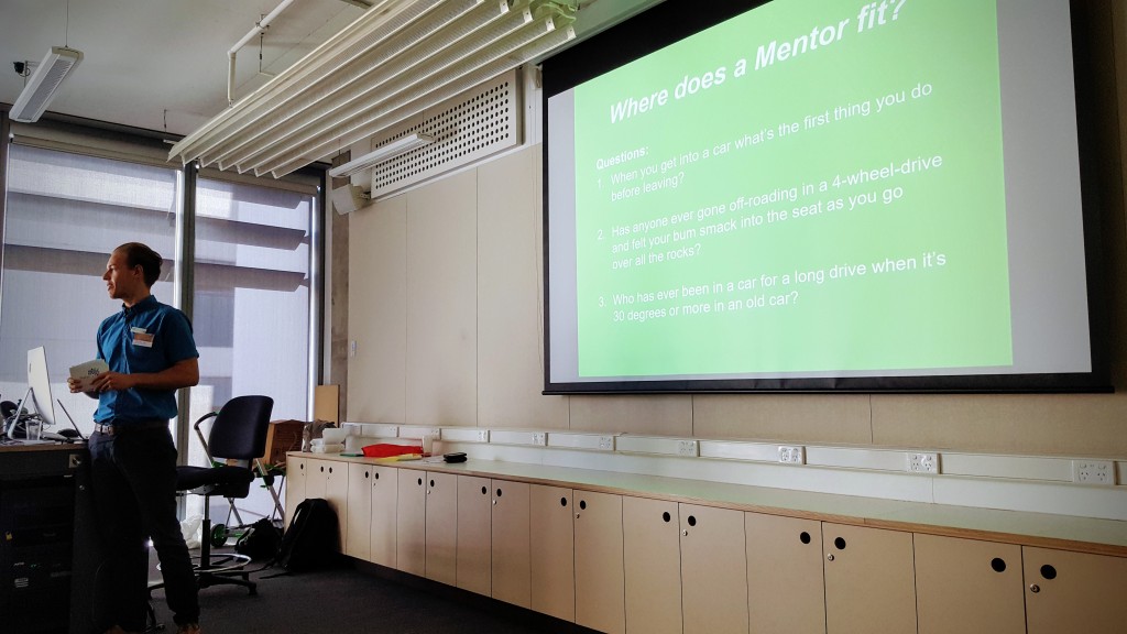 Josh Farr from Teach For Australia gave new mentors an insight into the teachers perspective